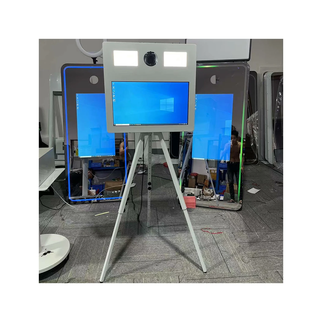 Digital 2024 Hot Sales Mirror Photo Booth Software for Wedding Party Used Portable Mirror Photo Booth Replacement Part