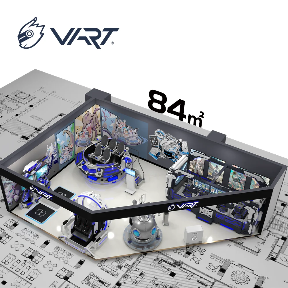 VART vr motion gaming arena simulator for shopping malls