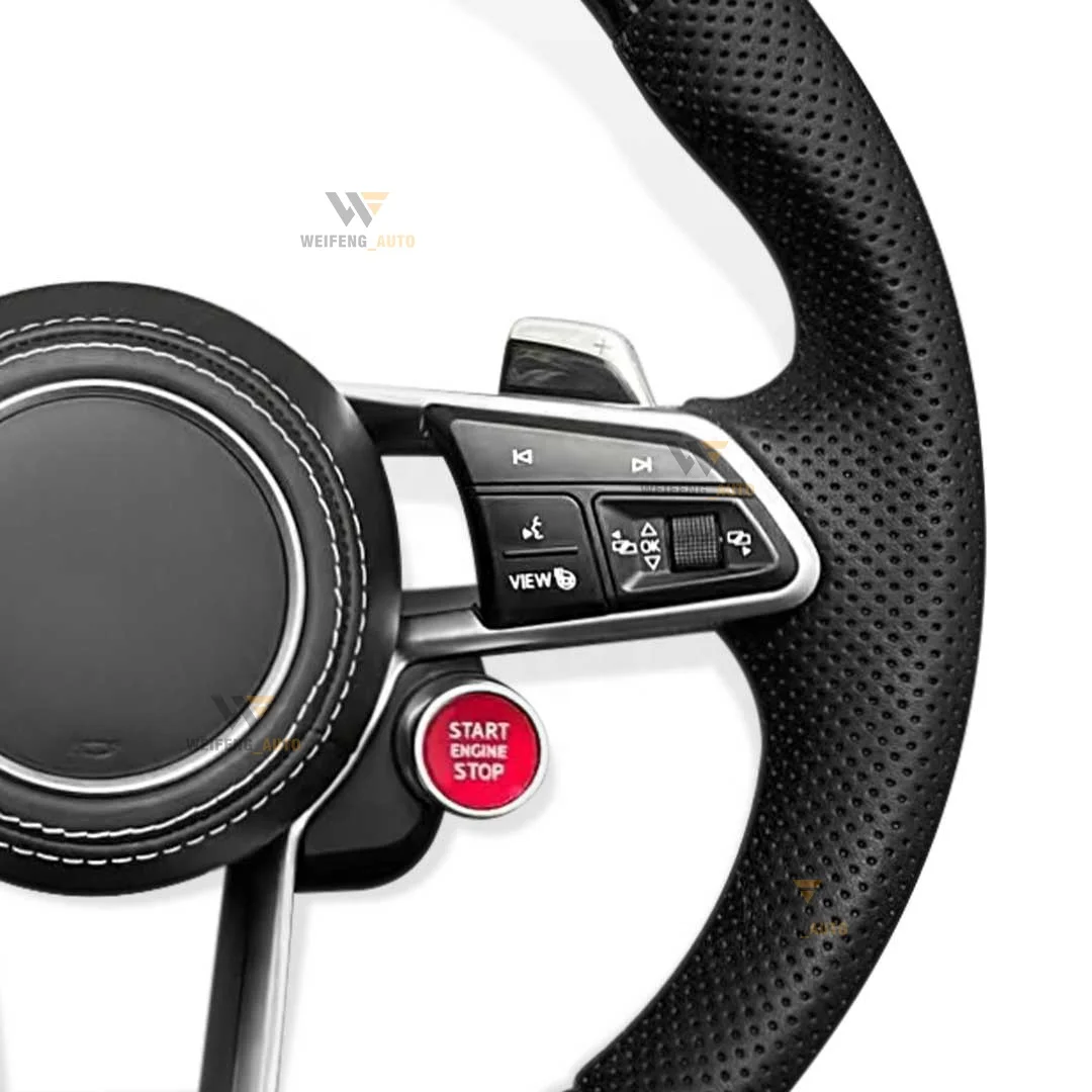 Черный чехол на руль из натуральной кожи от XWF для Volkswagen Golf 7 GTI R MK7 VW Polo PQ MQB Sports