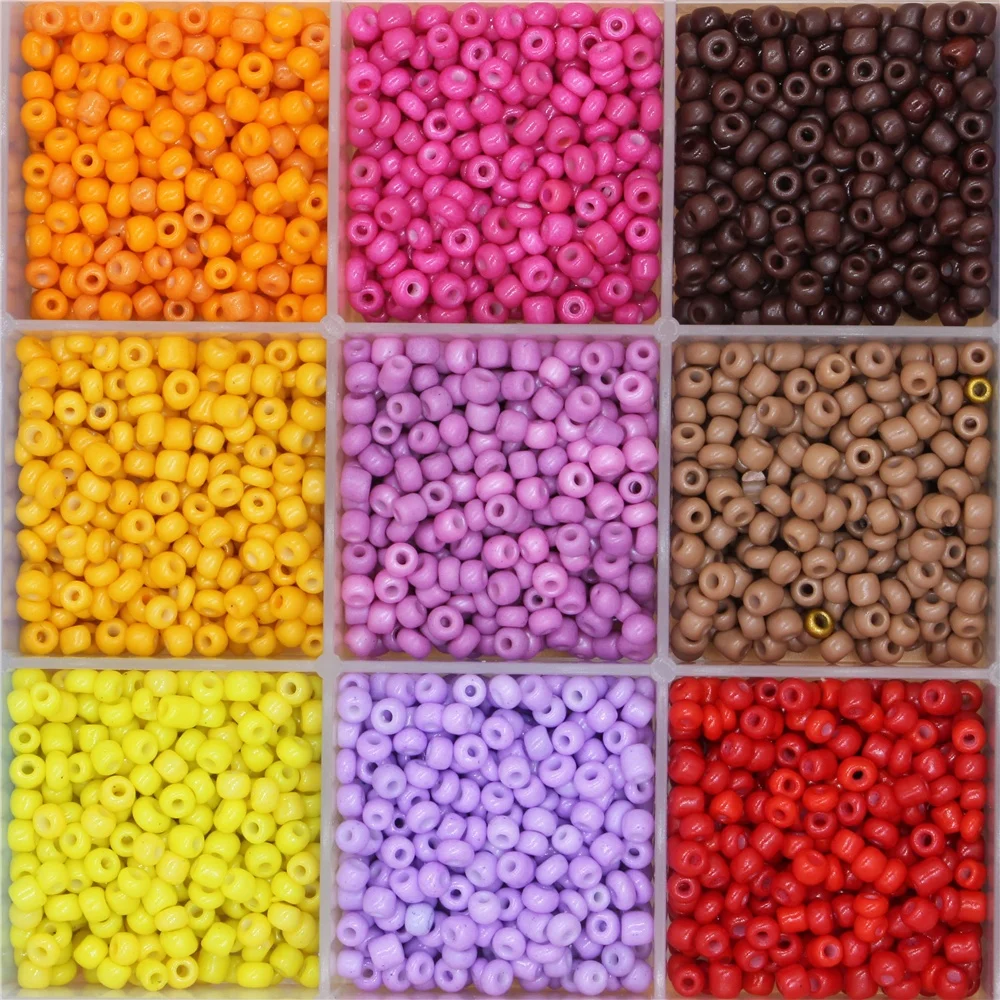 Box Set Glass Seed Beads Clay Acrylic Beads With Tools For Jewelry Making Bracelet Rings DIY Handmade Accessories Jewelry Kit