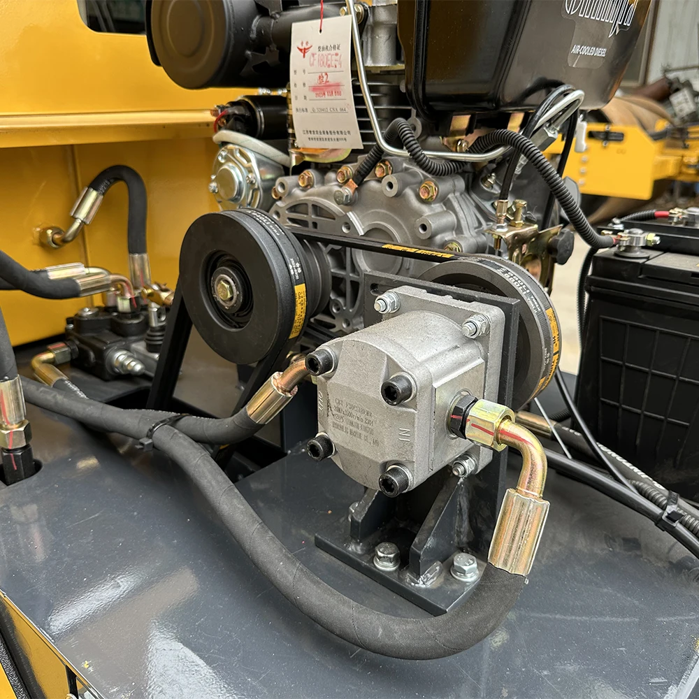 Small Walk-Behind Double Drum Hydraulic 500kg 800kg Mini Road Roller Compactor