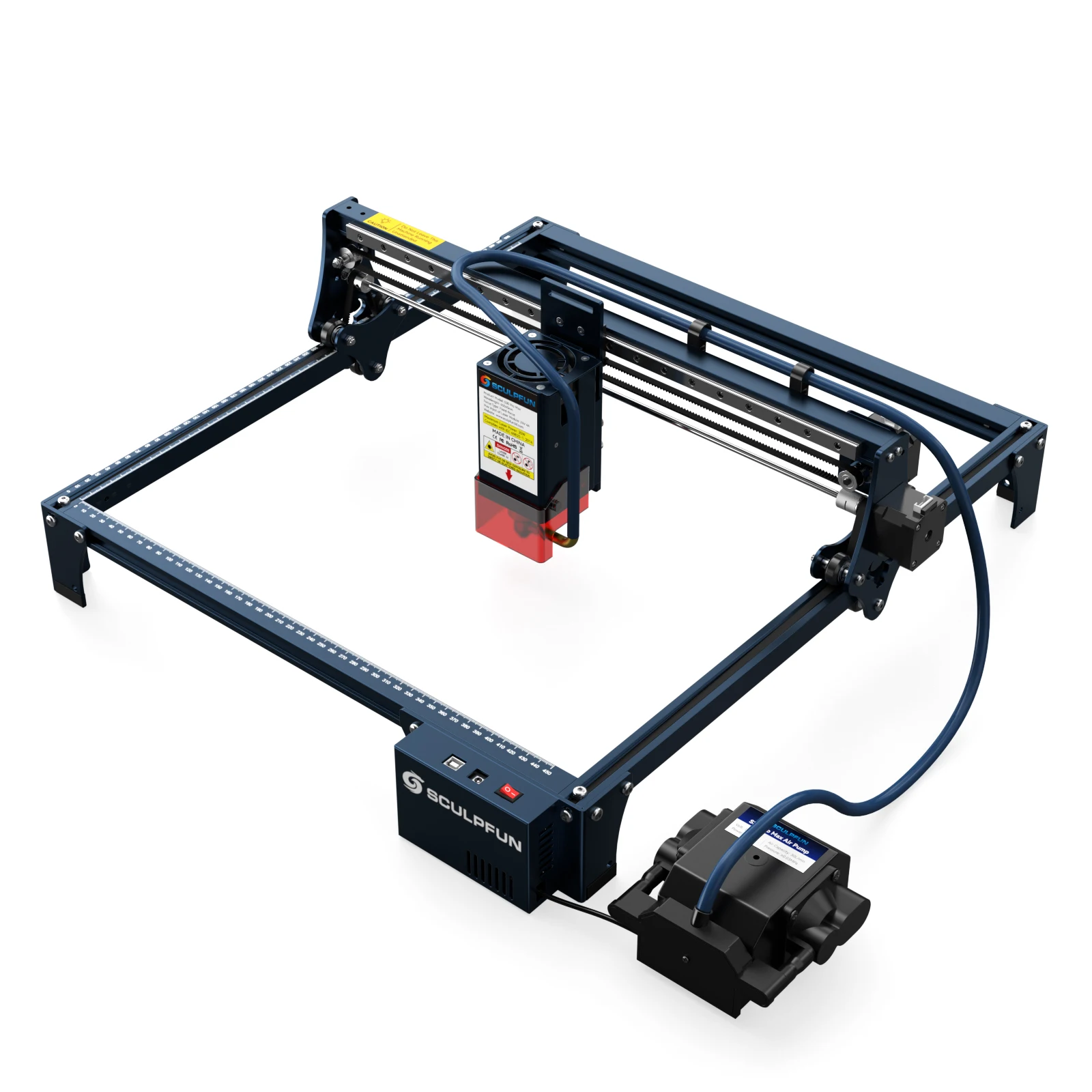 Новое поступление автоматический лазерный гравер SCULPFUN S30 Pro Max 5 Вт 10 20 с воздушным помощником «сделай сам» для резки металла дерева гравировальный станок