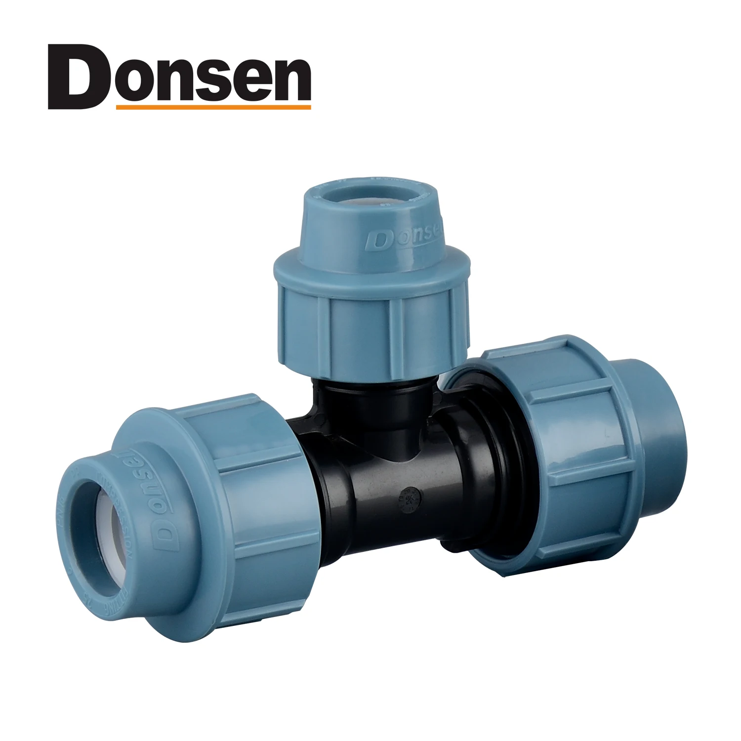 Wholesale high quality corrosion resistant high pressure plastics PP HDPE compression plastic reducing pipe fittings