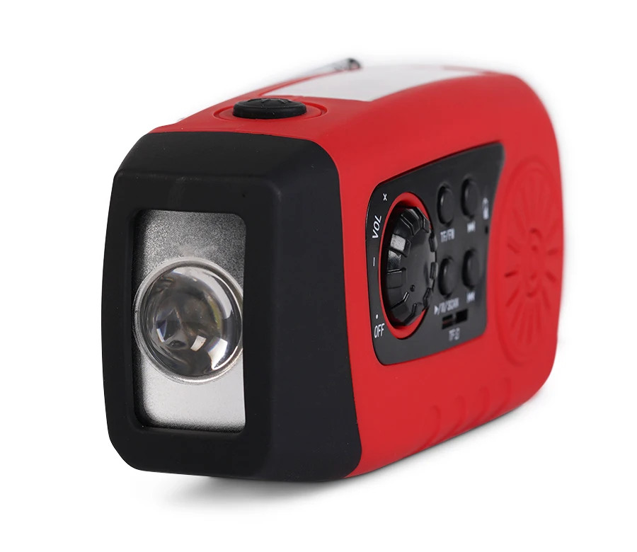 
pocket usb hand crank solar radio fm radio 