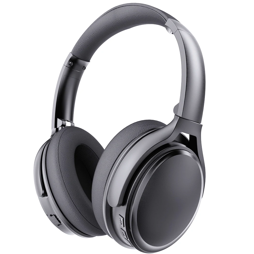 Honsenn1 Bluetooth Wireless Headphones 40 Hours Playtime Ac Anc Noise Canceling Headset Headphone