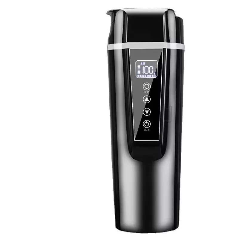 OEM Smart Temperature Control Travel Coffee Mug EAST MOUNT Electric heated Travel Mug Stainless Steel Smart Heating Car Cup