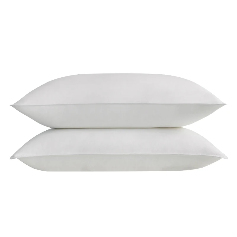New hotel comfortable breathable feather velvet soft cotton pillow