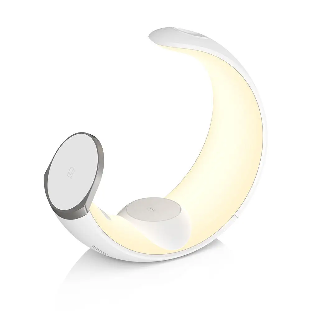 New released moon Light New Magnetic 3 in 1 Wireless Charger Night Light 15W Wireless Charging Atmosphere Wake up Light