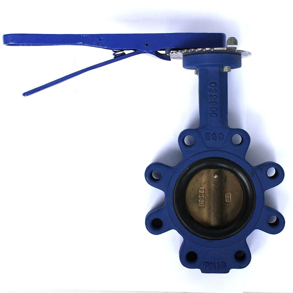
Double Flange PN10 PN16 Ductile Iron Body Concentric Type Butterfly Valve DN500 