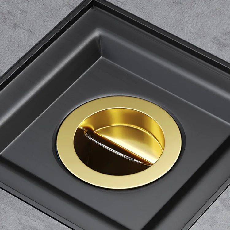 Easy installation anti odor floor drain core shower plug drain backflow prevent brass floor drain in Valves Sewer Core