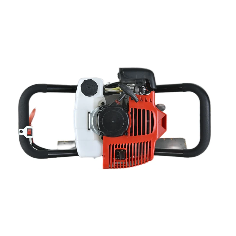 Easy to Operate Petrol Earth Auger Single Cylinder Earth Hole Drilling Machine
