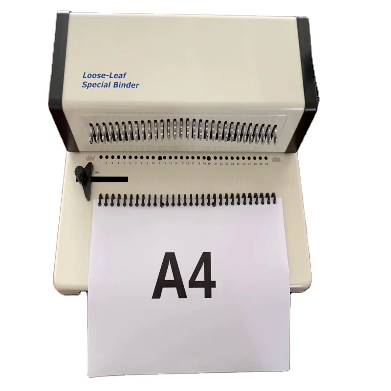 Ganghua A4/B5/Letter/A5 ручная настольная офисная металлическая/пластиковая переплетная машина для листовой