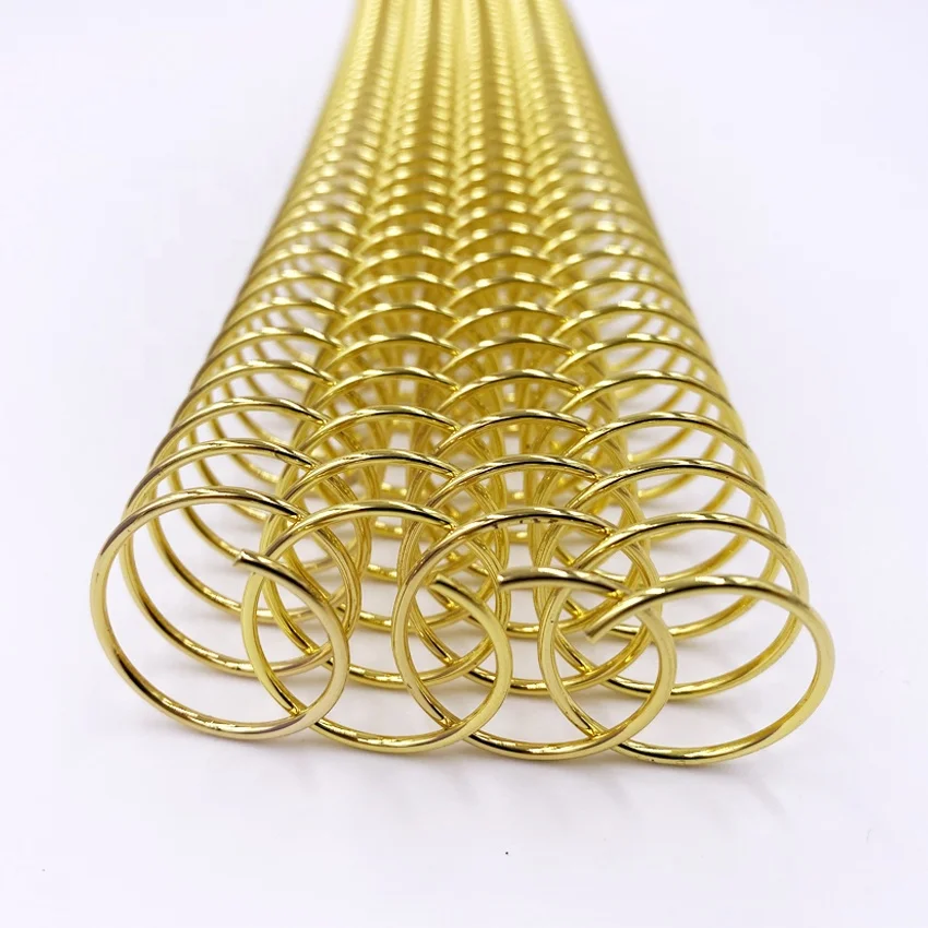 Various Size Red Color High Quality Binding Wire O Metal Spiral Coil Binding