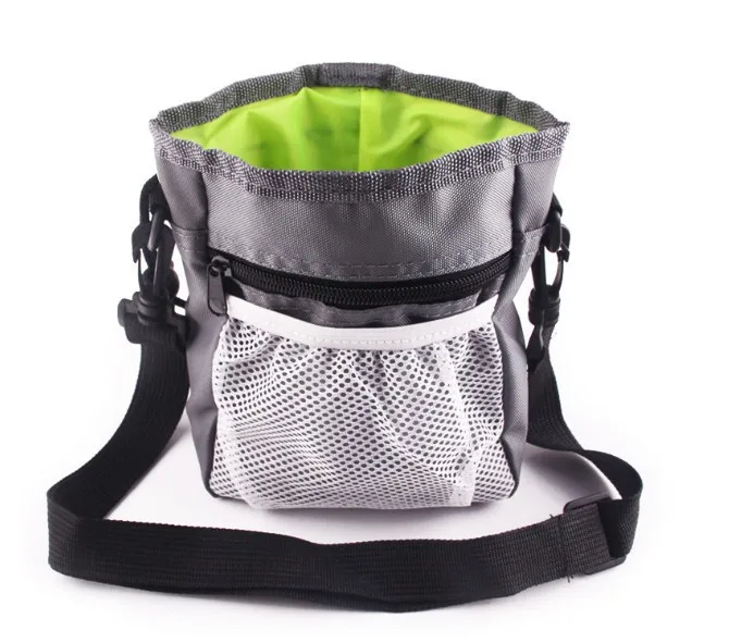3 Ways to Wear Small Dog Treat Training Pouch Easily Carries Pet Toys Nylon Material Treats Built-in Poop Bag Dispenser