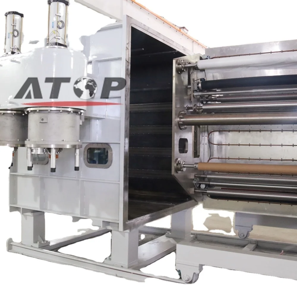 ATOP Roll To Roll vacuum coating machine with evaporation magnetron sputtering system