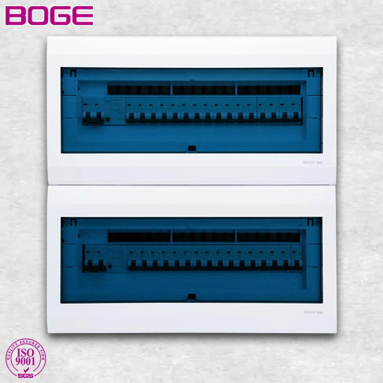 Indoor surface mount flush mount 40 Way PC plastic metal consumer units db box panel board MCB power distribution equipment