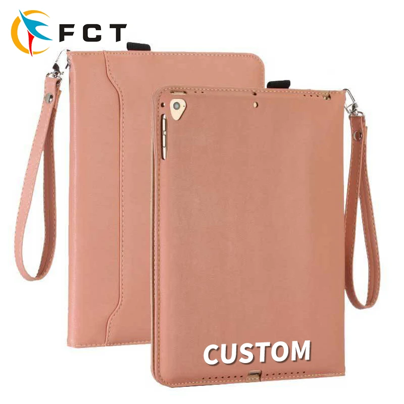 Minibook Handle Strap Kickstand Bracket Full Book Cover Pu Leather Factory A4 Sleeve Tablet Laptop Case For iPad Pro 11