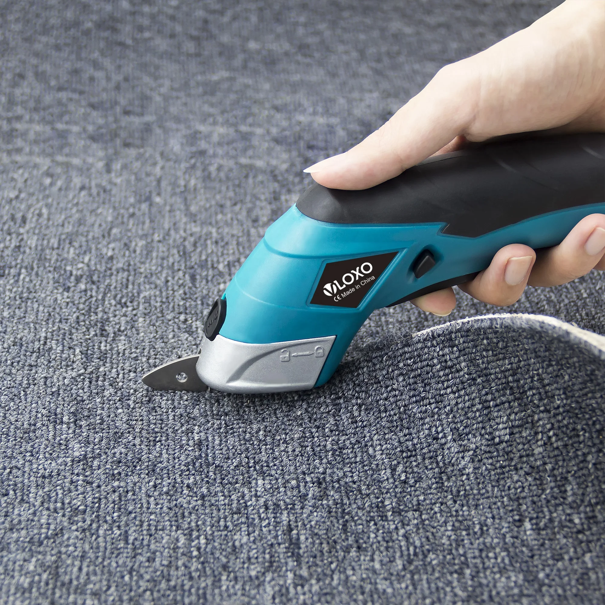 Automatic Hot Scissors Cutting Textile Fabric Electric Scissors