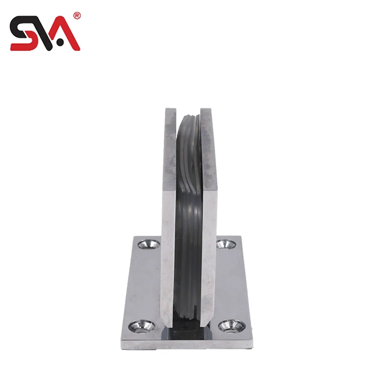 Wholesale Hardware Fixing on Wall 90 Degree SVA-222 Brass Zinc Alloy Wall to Glass Hinge Sliding Door Shower Hinge