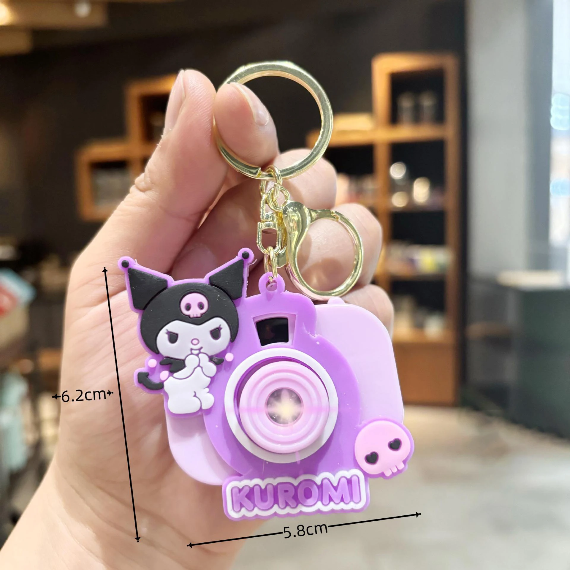 New Arrival Cute Cartoon Mini Projection Camera Keychain Kids Camera Projector Keychain