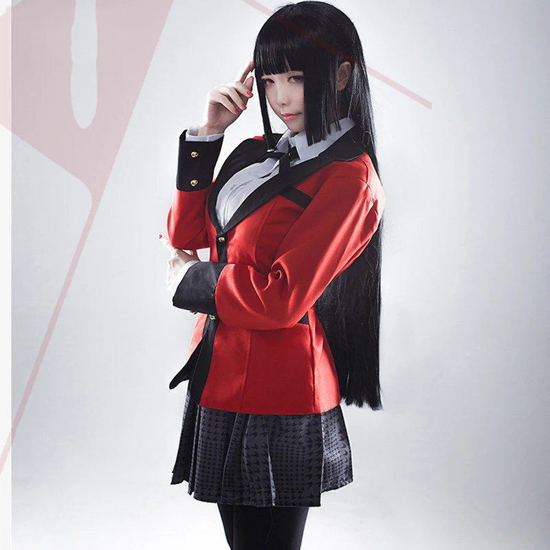 
Anime Kakegurui Yumeko Jabami Cosplay Costumes Japanese School Uniform Girls Suits Full Set ecoparty 