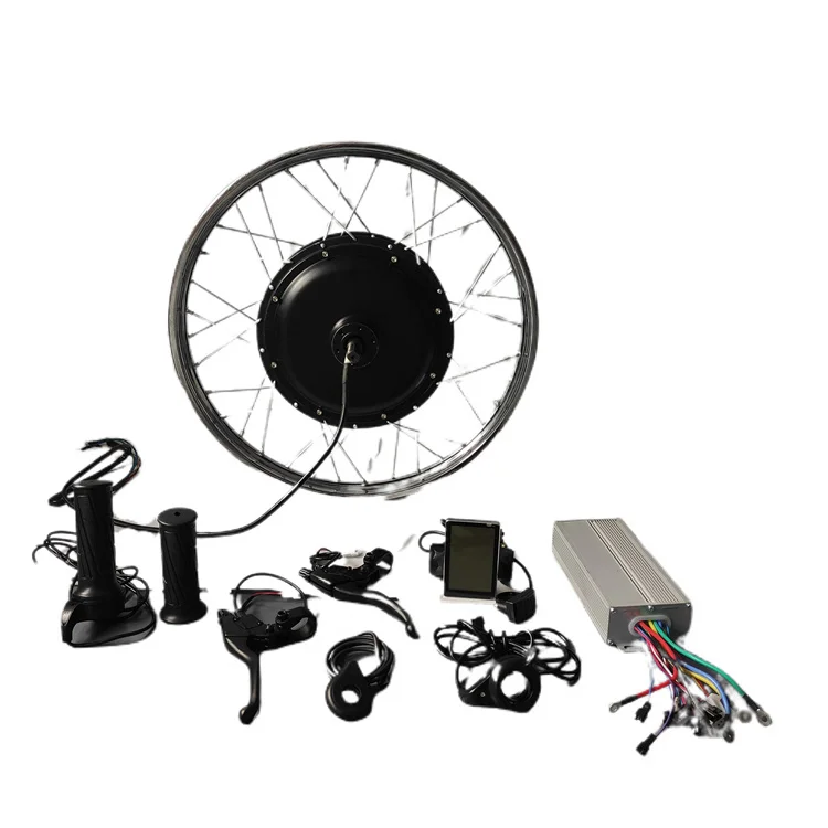 DGWZ 16-28inch 48v60v 1000w1500w rear wheel brushless gearless hub motor electric bicycle conversion kit