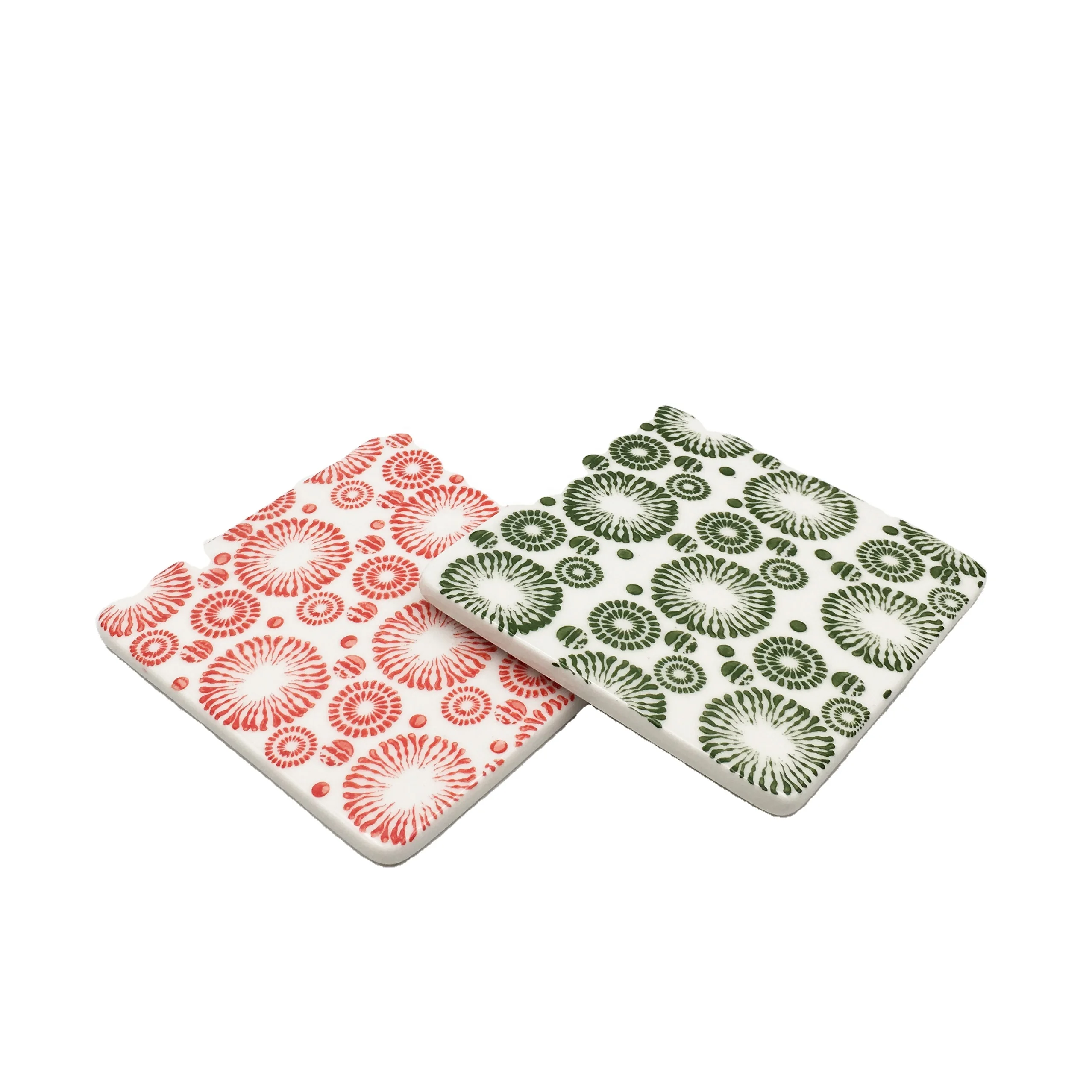 
Handmade simple style handmade ceramic coaster 