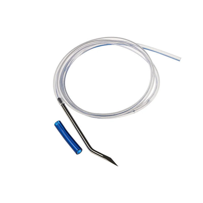 Medical Round Medical Wound Drainage System Chest Silicone Round Drainage Tube