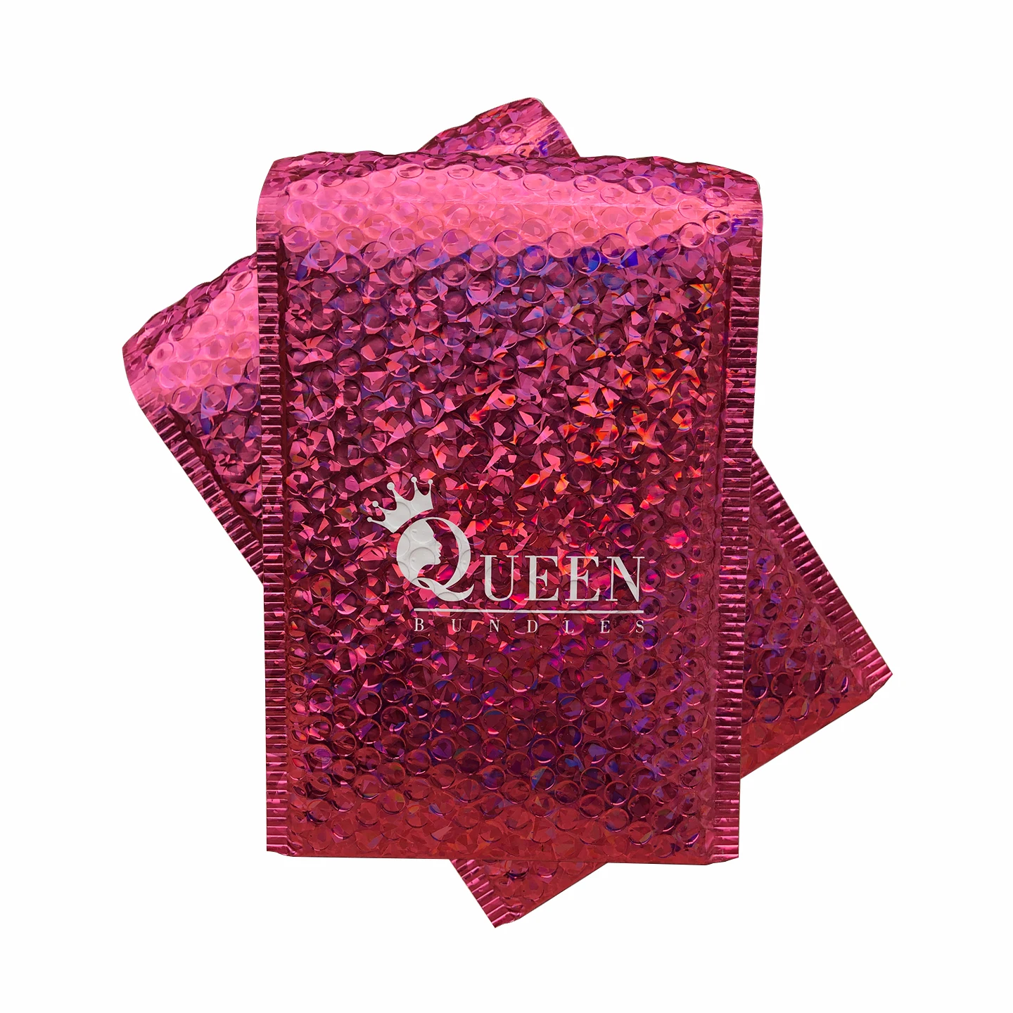 low MOQ custom rose gold poly bubble mailers air padded envelopes gift shipping packaging courier delivery bags