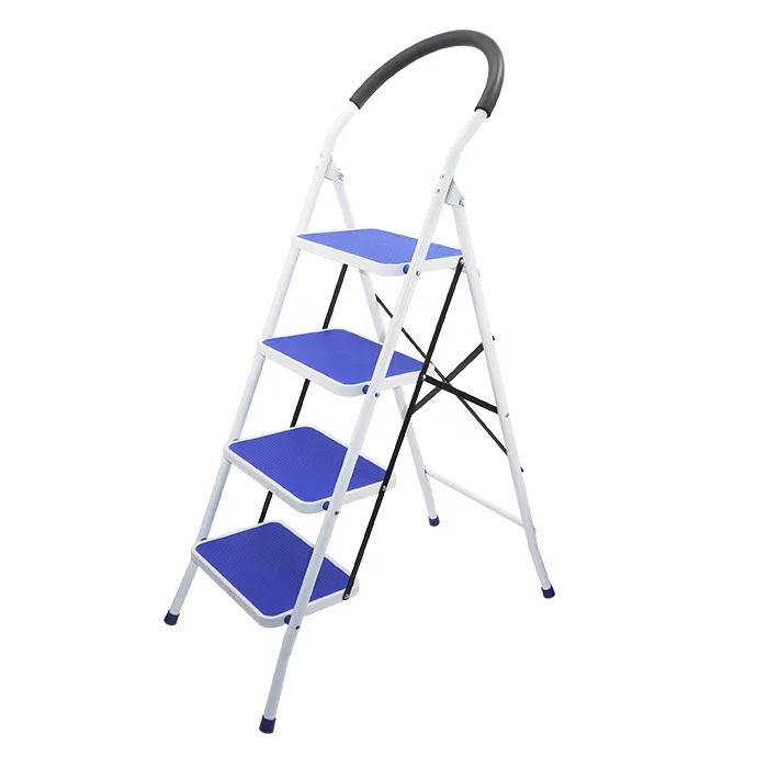 Новые легкие 4 Шаг Складная Железная лестница с педалью