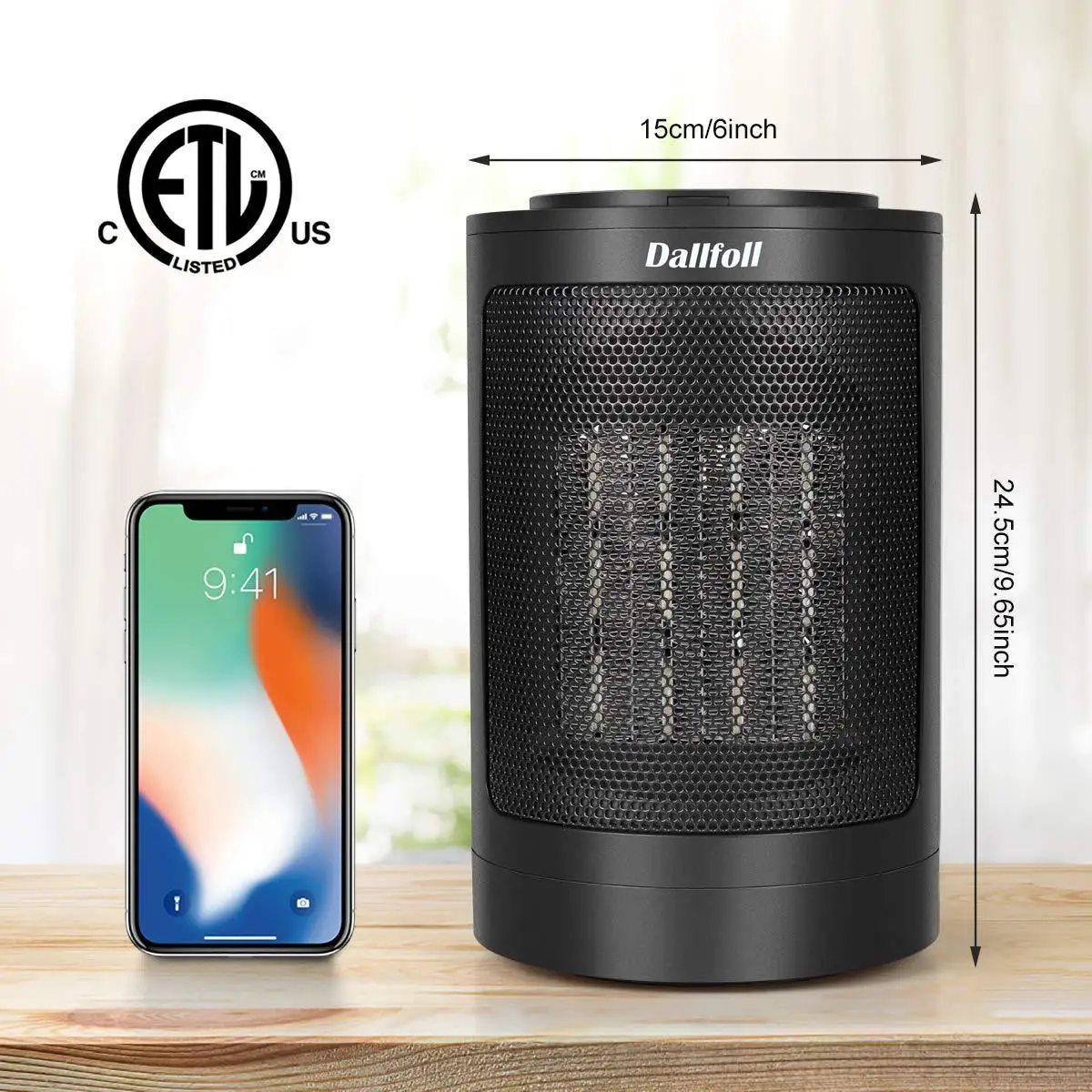 Быстрый нагрев в течение 3 секунд, 10 Вт, холодный ветер, 750 Вт, низкое нагревание, 1500 Вт, высокая температура нагрева для гостиной, спальни, настольного отопителя