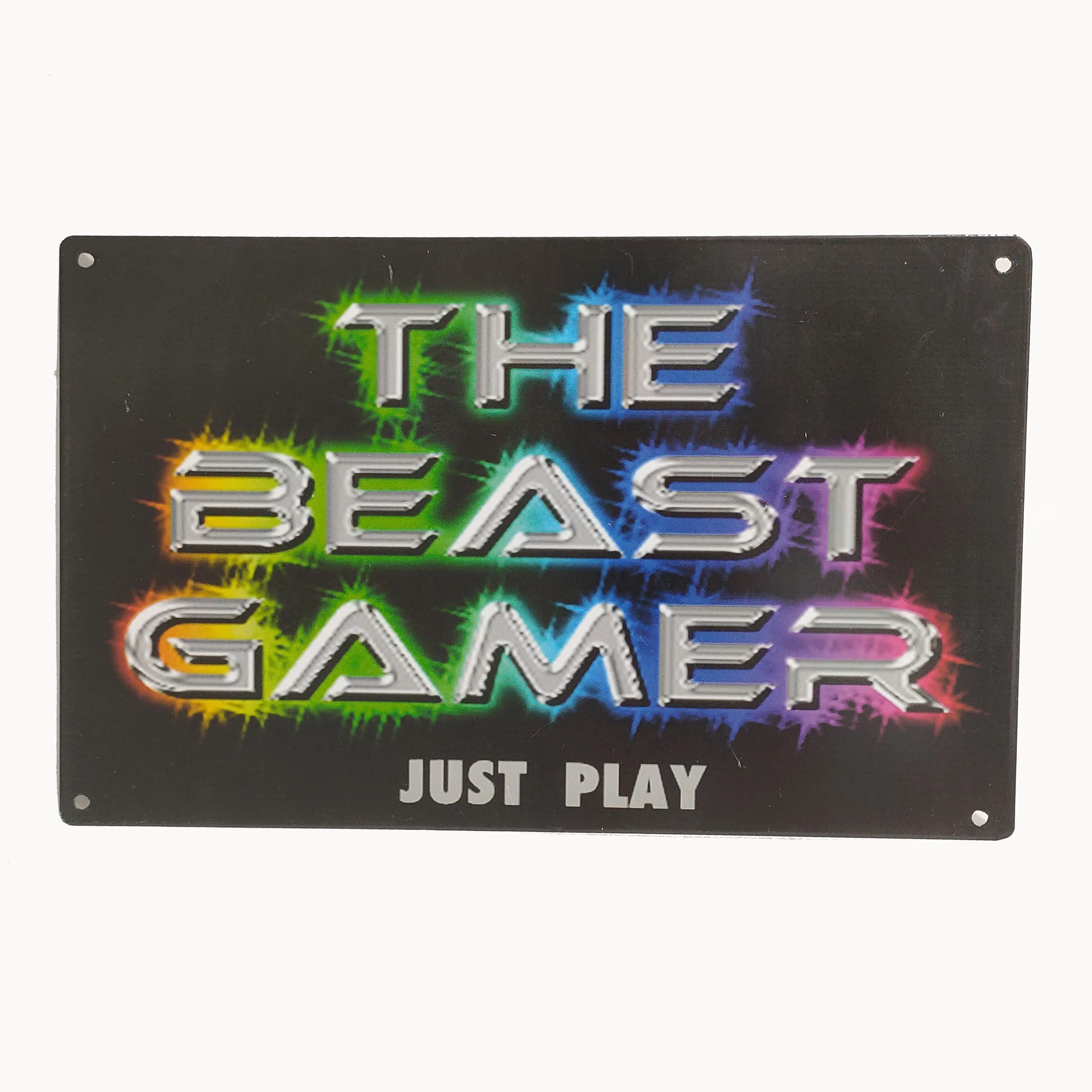 
custom vintage metal tin sign for wall 