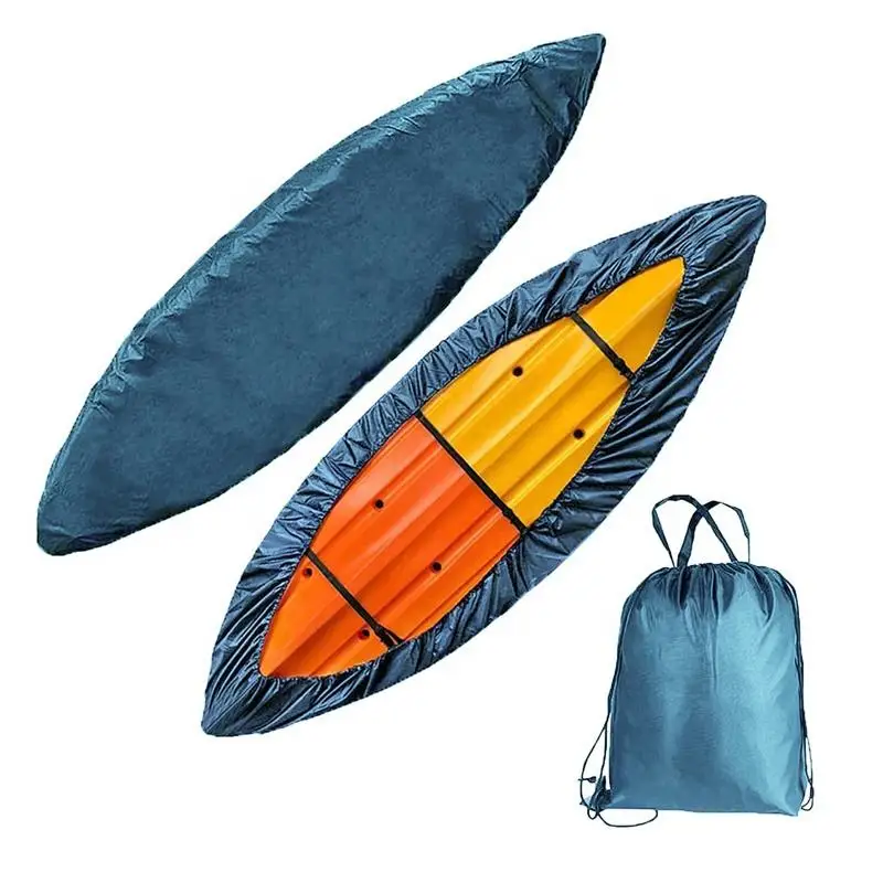 Водонепроницаемый Пыленепроницаемый Чехол для лодки каноэ из полиэстера, защита от УФ-защиты, солнцезащитный крем для рыбалки, Каяка