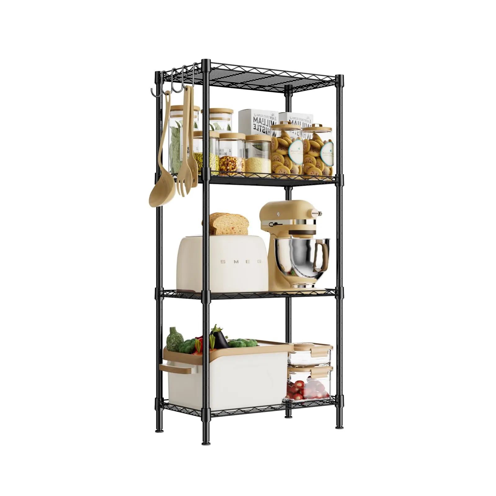 Pull-out bed bottom clothing book can be moved to save storage space iron belt pulley shelf