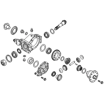 Good Used Differential 53000-3B710 530003B710 Carrier Assembly-Differential For Hyundai Kona
