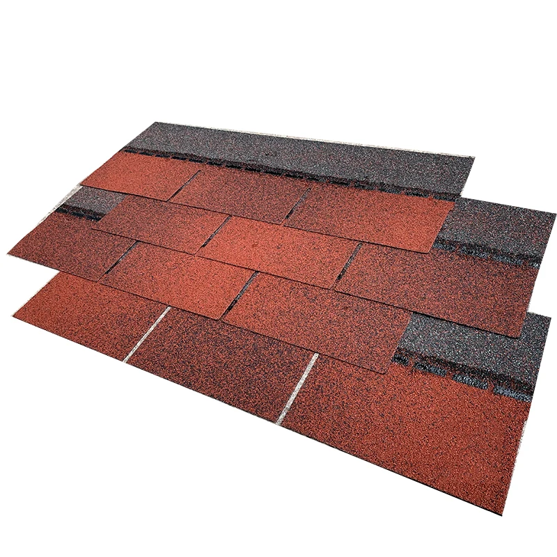Asphalt Felt Roofing Shingles / Tile Red Green Slate Brown Roof 3.1 sqm