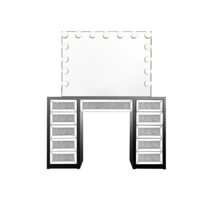 Makeup Cosmetic Cheap With Lighted Mirror Makeup Vanity Table