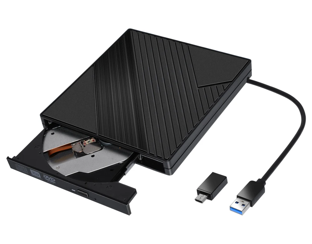 Внешний Дисковод DVD USB 3,1 Type-C USB портативный CD/DVD горелки для ноутбука Macbook