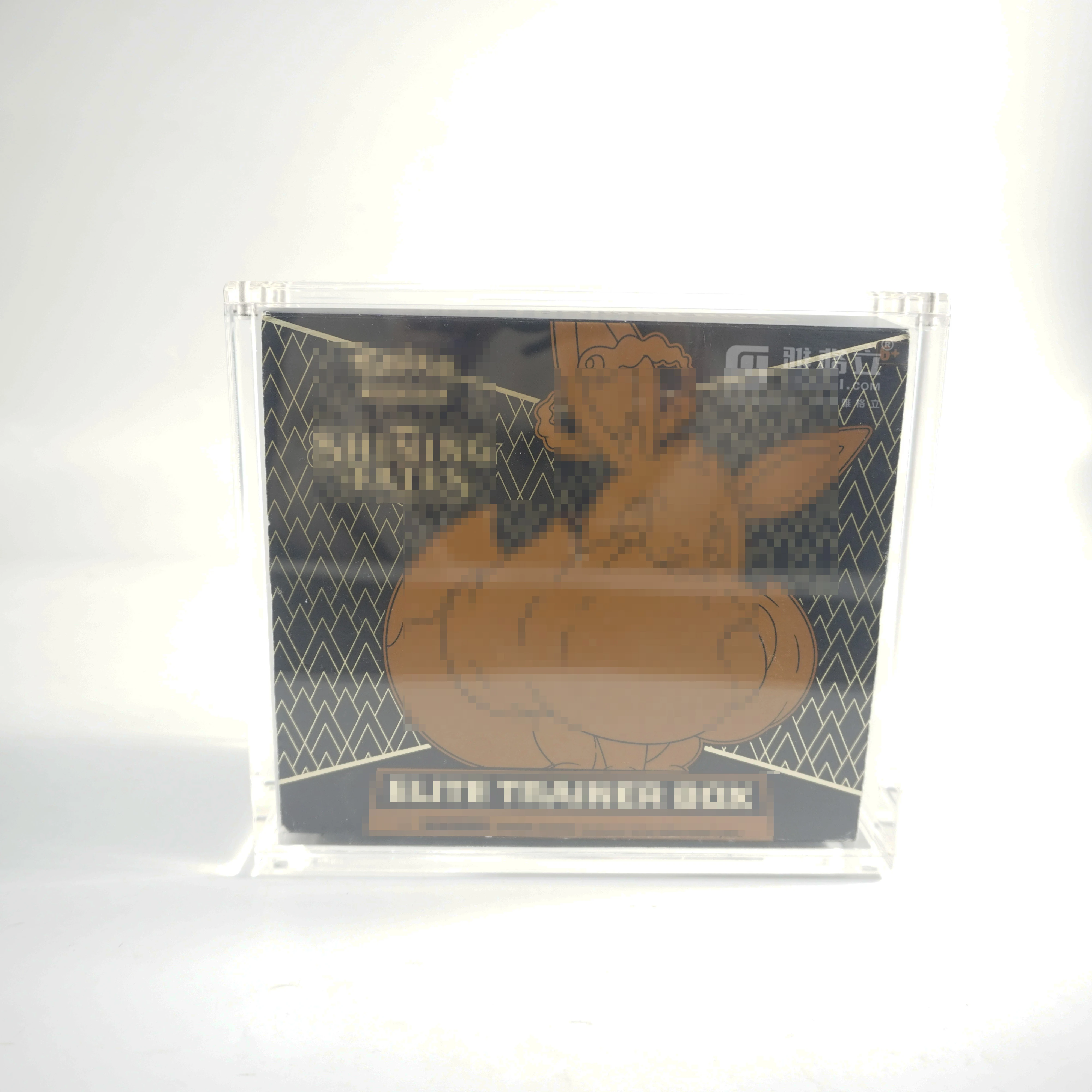 Hard Box Magnetic Lid Elite Trainer Box Custom ETB Acrylic  Box Pokemoned Protector Case for display