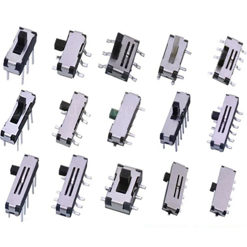 
High current 3A 2 bit sliding switch 3A SS-12D10G5 push switch 2 Position slide switch 