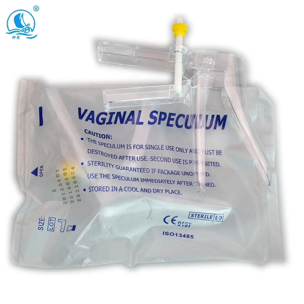 medical consumables vaginal Speculum sterile plastic disposable vaginal speculum