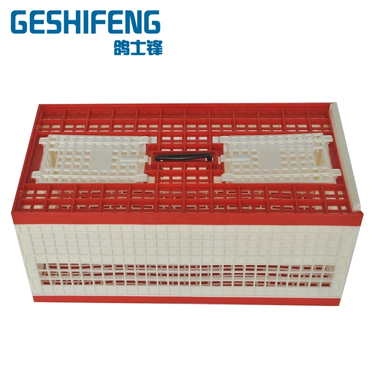 Poultry Chicken Transport Chicken Transport Cage Pigeon En Acier Plastique Duck Broiler Cage Transport Oiseau //