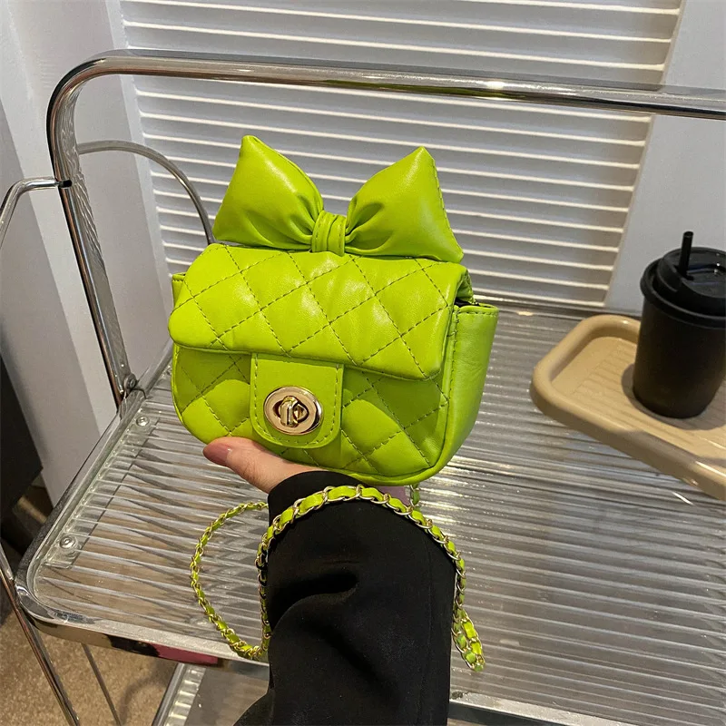 2024 small Crossbody Bag pu leather mini shoulder kids handbags cute girls purse wholesale