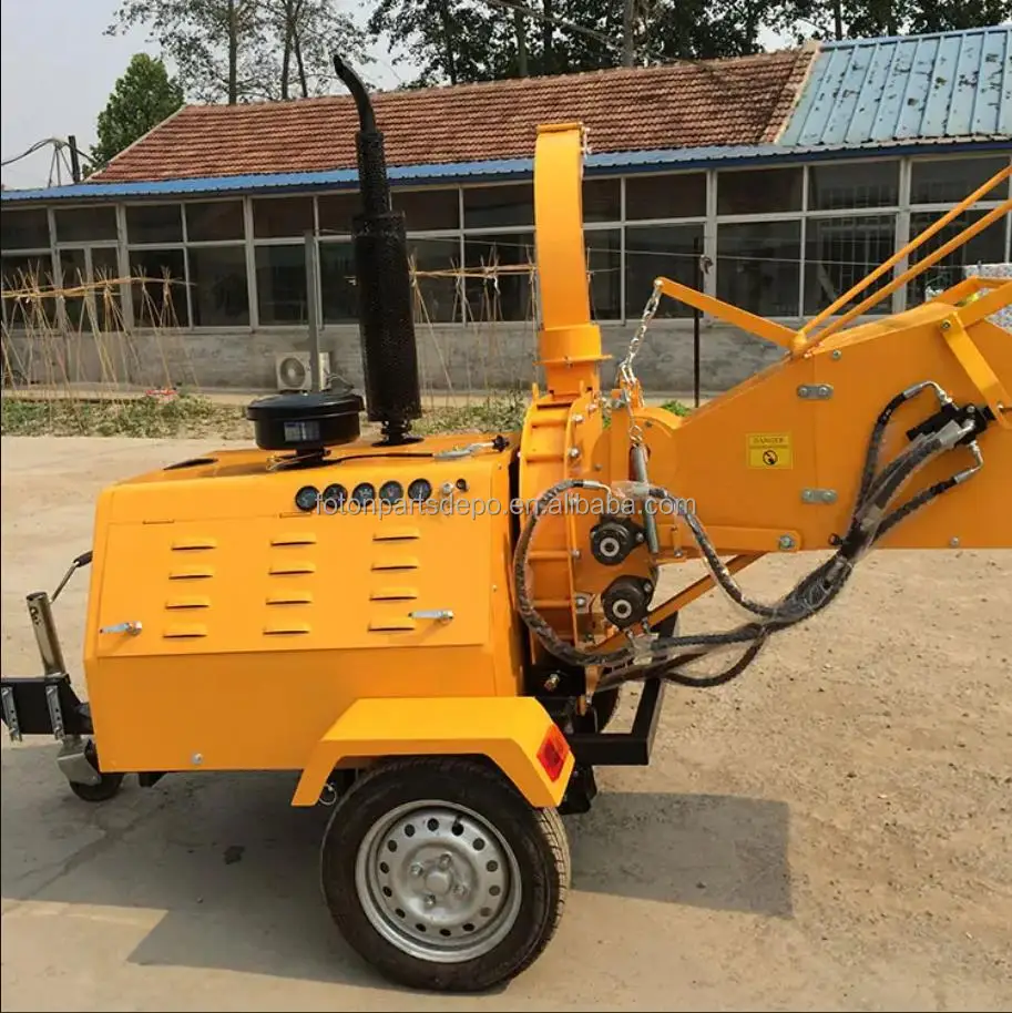 18hp 22hp 40hp 50hp 80hp Diesel Engine Trailed Wood Chipper Machine agricultural machinery & equipment Farm