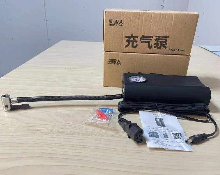 Tire Inflator Portable Air Compressor (150 PSI) One Click Smart Pump Tire Inflator for Car, Motorcycle, Bicycle and More