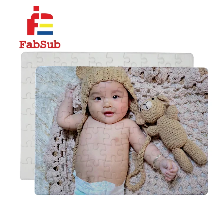 Пазл для сублимирования детей размера A5 Обучающие игрушки бумажные сублимационные пустые головоломки пользовательский узор