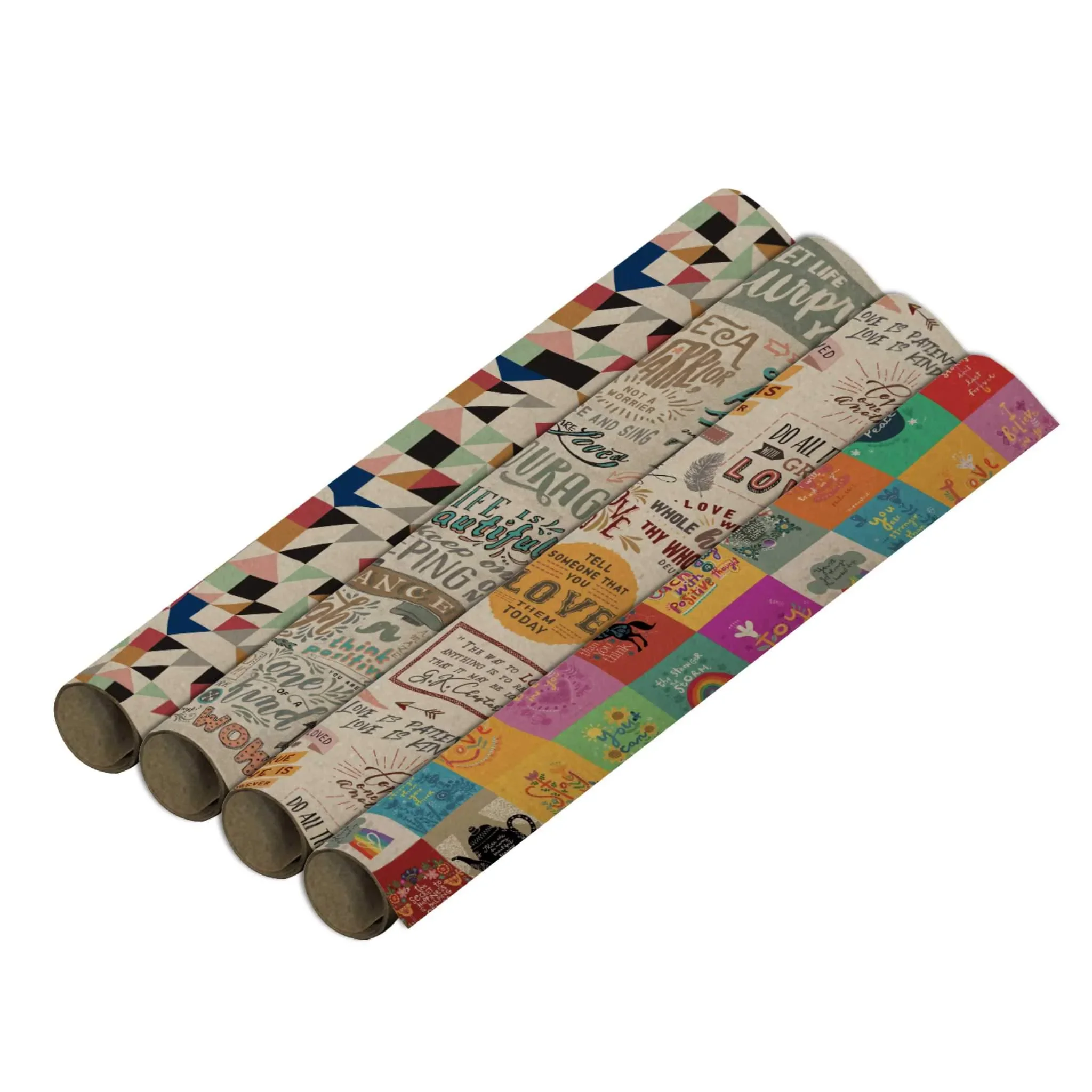 Custom Printing Logo  Pink Gift Wrapping Paper