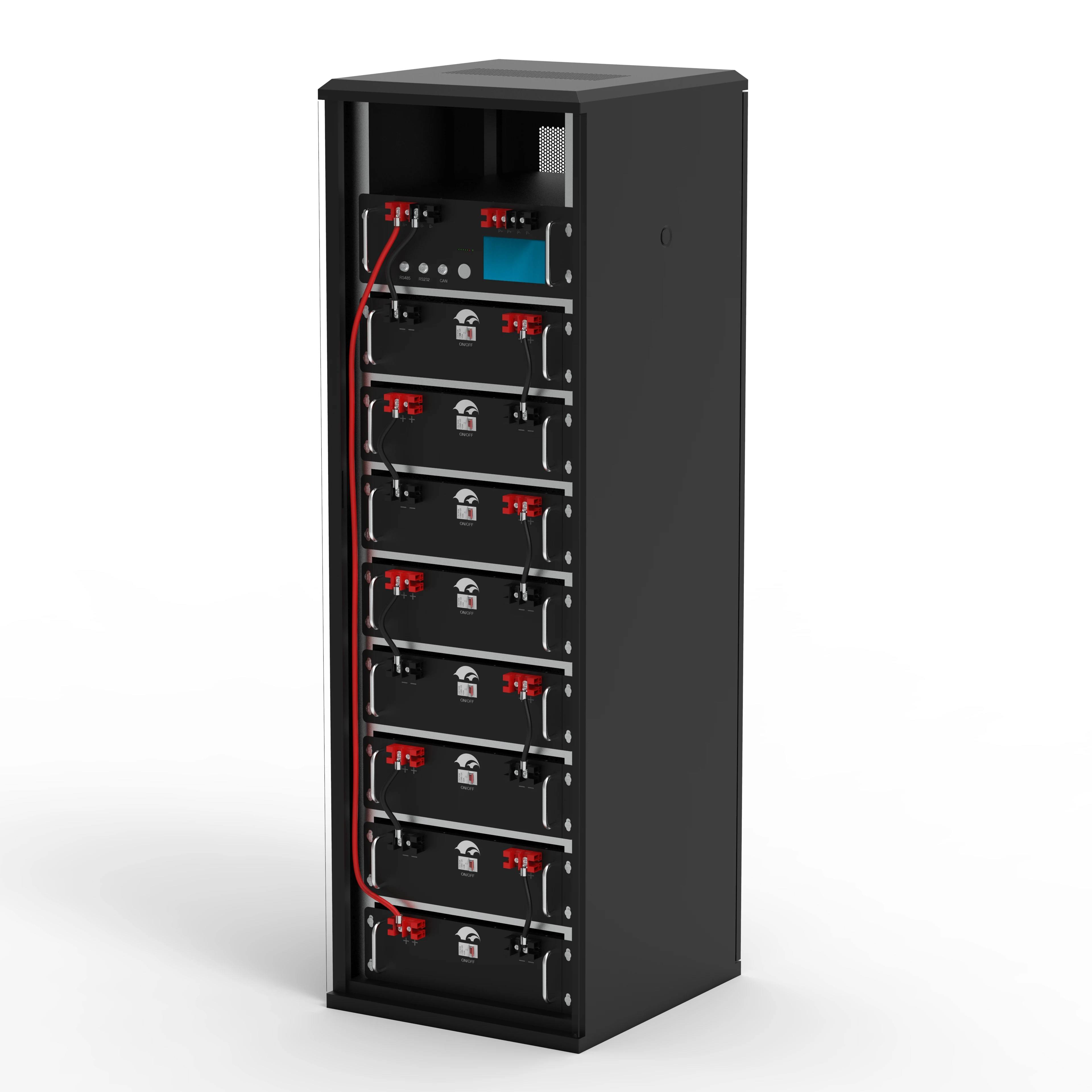 LIFEPO4 409.6V High Voltage battery lithium Ion Battery Power Rack 100Ah 40.96KWH For Solar Eneroy Storage Cabinet