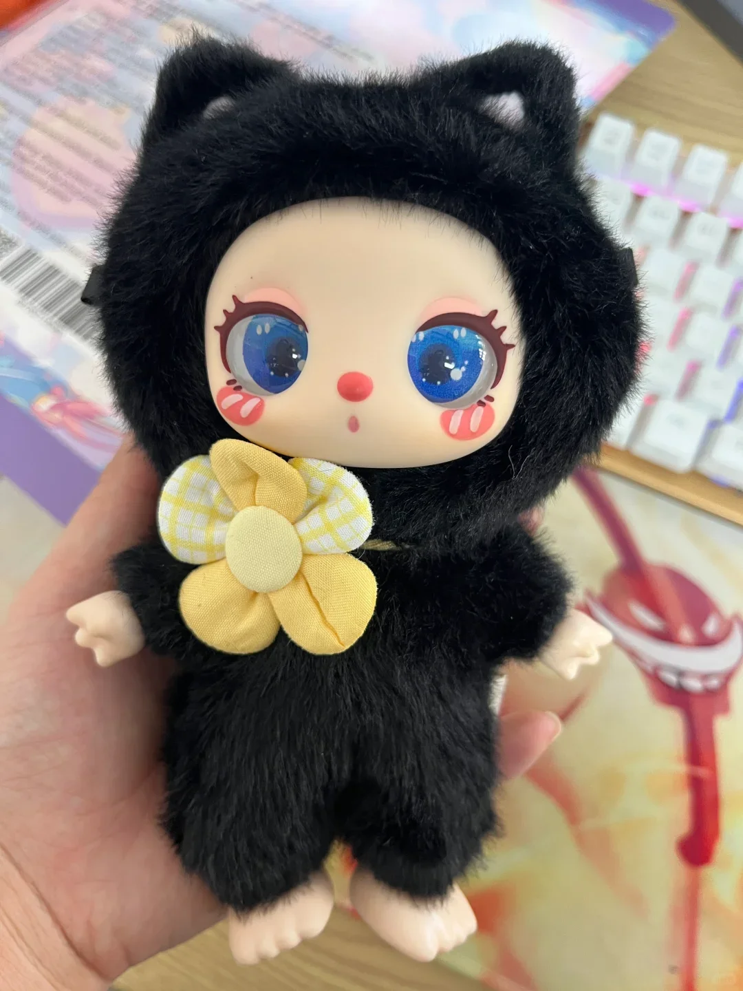 New Arrival Liila Luky Cat Cute Stuffed Plush Toy Mystery Box Animal Cartoon Keychain Bag Pendant Doll Blind Box for gift