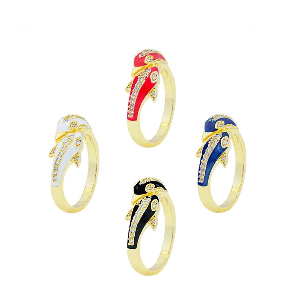 Wholesale Beach Foot Jewelry Set 18K Gold Plated Cubic Zirconia Open Tail Adjustable Toe Butterfly Cross Snake Rings for Women